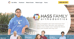 Desktop Screenshot of hassfamilyorthodontics.com