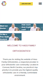 Mobile Screenshot of hassfamilyorthodontics.com